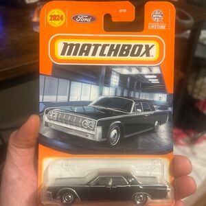 Ford Matchbox Black Die-Cast Model